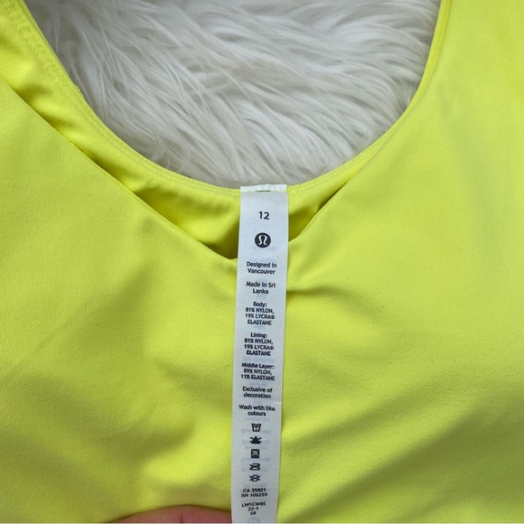 Lululemon Neon Align Cropped Tank - Picture 3 of 3